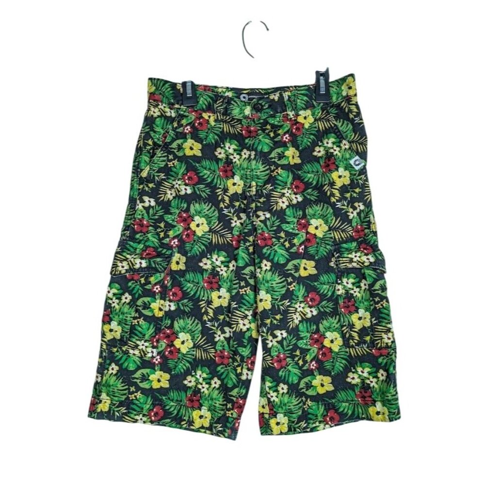 Vintage 90s‎ Y2K akademiks Shorts Size 14 28x11 Cargo Hip Hop Streetwear Skater